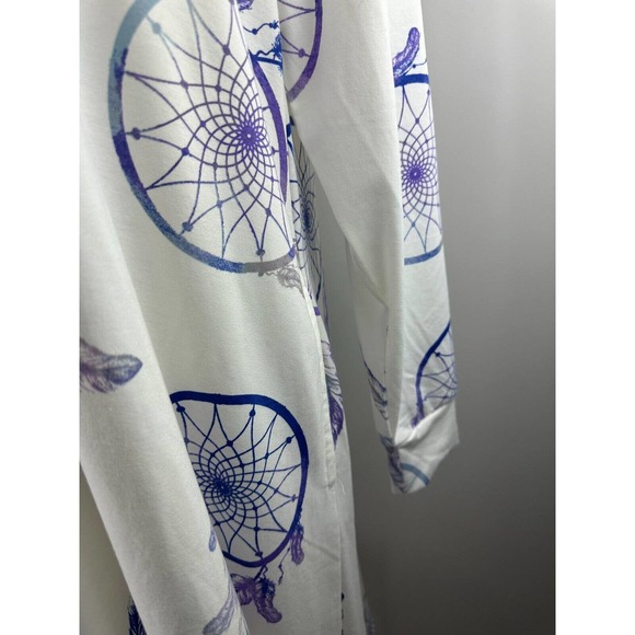 🦄 Lularoe Emily Dress Dream Catcher Stretch Long Sleeve V-neck Plus Size 3XL - Picture 5 of 9